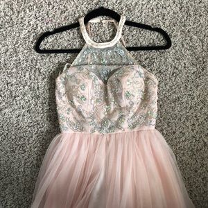 Baby pink dress